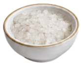 rLDPE granules, natural colour