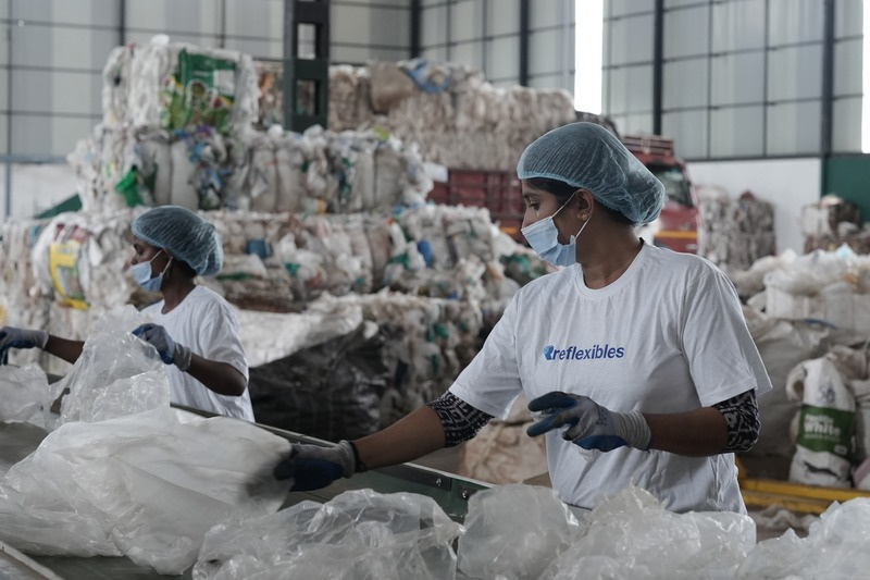 Sorting plastic at the MRF
